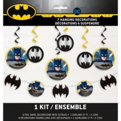 Kit 7 Decorazioni Pendenti Batman