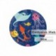 8 Piatti Tondi Carta Ocean 18 cm