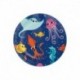 8 Piatti Tondi Carta Ocean 18 cm