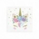 16 Tovaglioli Carta Unicorn Baby 25 cm