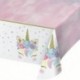 Tovaglia Plastica Unicorn Baby 137x259 cm