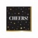 16 Tovaglioli Carta Golden New Year 25x25 cm