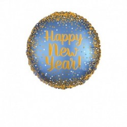 Pallone Satin Happy New Year 45 cm