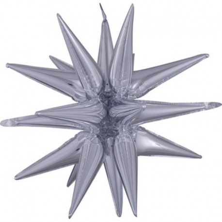 Pallone Magic Star Argento 75x90 cm