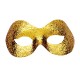 Maschera Tessuto Fidelio Oro Glitter