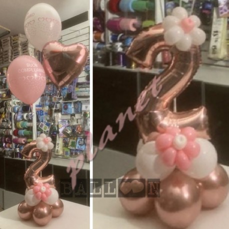 Composizione 2 Anni Rosa Baby