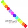 Festone Carta Flower Power 400 cm