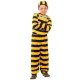 Costume Carcerato Giallo Righe Nere