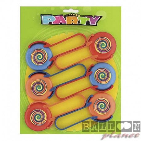 6 Gadget Dischi volanti 12x5 cm