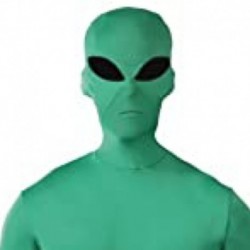 Maschera Elasten Alieno verde