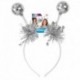 Cerchietto Tiara Disco Balls Silver