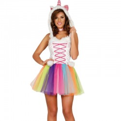 Costume Unicorno Sexy Arcobaleno