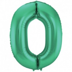 Pallone Numero 0 Verde Satin 90 cm