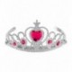 Corona Principessa Tiara Gemme Rosa