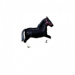 Palloncino Cavallo Nero 30 cm