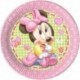 8 Piatti Tondi Carta Minnie 23 cm