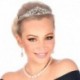 Corona Tiara Metallo con Strass