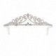 Corona Tiara Metallo con Strass