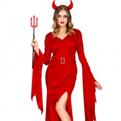 Costume Diavolessa Rosso Infuocato