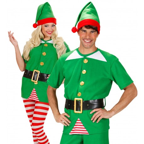 Costume Elfo Aiutante Babbo Natale