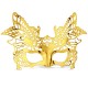 Maschera Plastica Veneziana Oro