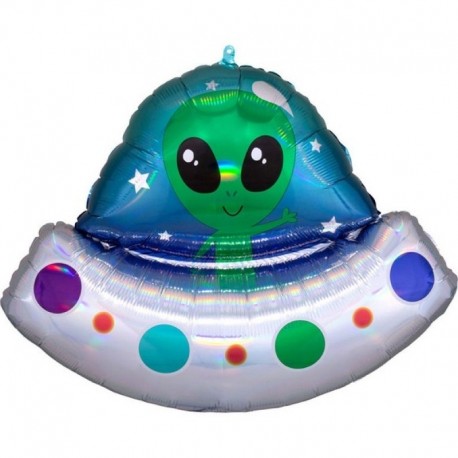 Pallone Astronave Alieno Spazio 70 cm