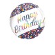 Pallone Irridescent Happy Birthday 40 cm