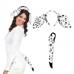 Set Tiara Coda Cane Dalmata