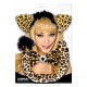 Set Papillon Coda Cerchietto Leopard 