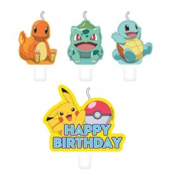 4 Candeline Happy-BDay Pokemon