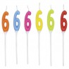 Candelina Numero 6 Color 9 cm