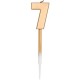 Candela Numero 7 Rose Gold 11 cm