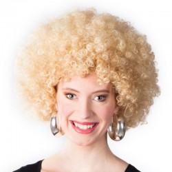 Parrucca Afro Blond