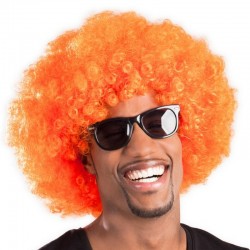 Parrucca Afro Orange