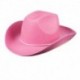 Cappello Cow Girl Feltro Rosa