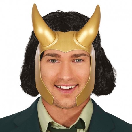 Casco Corna Dorato Loki