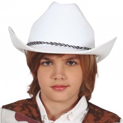 Cappello Cow Boy Bianco