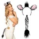 Set Animalier Coda Cerchietto Zebra