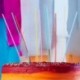 12 Candele Multicolori 17 cm