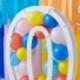 Supporto Palloncini Numero Zero Dimensione 80x60x15 cm