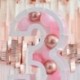 Supporto Palloncini Numero Tre Dimensione 80x60x15 cm
