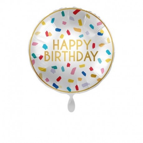 Palloncino Happy Birthday Multicolore 45 cm