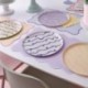 8 Piatti Carta Pastello Pastel Wave