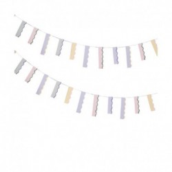 Festone Bandierina Pastello Wavy Pastel Wave 500 cm
