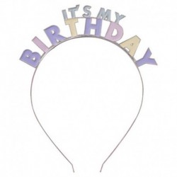 Cerchietto Metallo It's My Birthday Pastello 15 cm