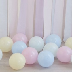 40 Palloncini Lattice Pastello 12 Cm
