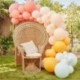 40 Palloncini Lattice Pastello 12 Cm