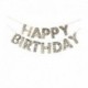 Bandierina Happy Birthday Oro Frange 3 m