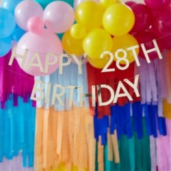 Bandierina Oro Happy Birthday 150x11 cm