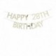 Bandierina Oro Happy Birthday 150x11 cm